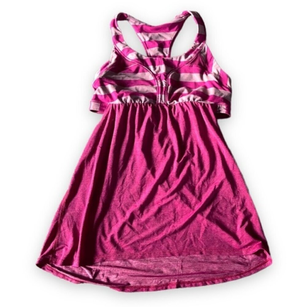 Lululemon 2-In-Run TankHeathered Raspberry / Micro Macro Stripe Raspberry - Picture 9 of 12